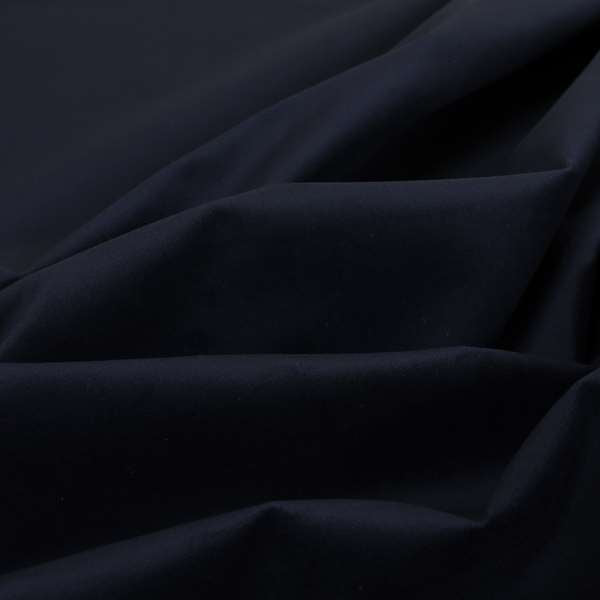 Sussex Midnight Blue Colour Soft Pile Velvet Upholstery Fabric - Roman Blinds