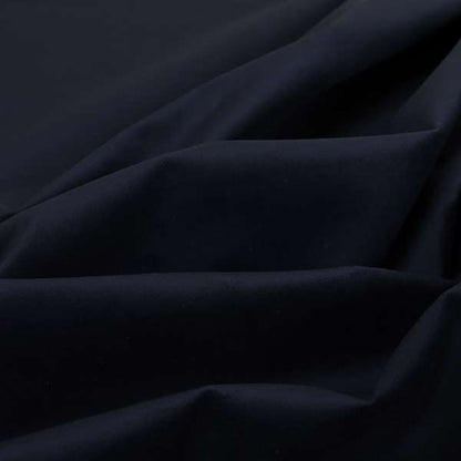 Sussex Midnight Blue Colour Soft Pile Velvet Upholstery Fabric