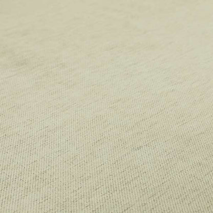 Tanga Superbly Soft Textured Plain Chenille Material Beige Colour Furnishing Upholstery Fabrics - Made To Measure Curtains