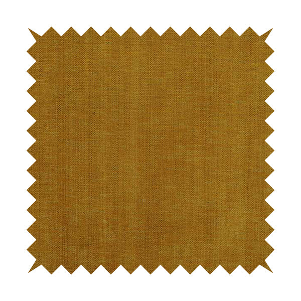 Tanga Superbly Soft Textured Plain Chenille Material Yellow Colour Furnishing Upholstery Fabrics - Made To Measure Curtains