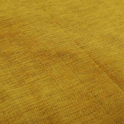 Tanga Superbly Soft Textured Plain Chenille Material Yellow Colour Furnishing Upholstery Fabrics - Roman Blinds