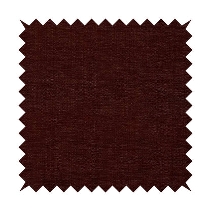 Tanga Superbly Soft Textured Plain Chenille Material Burgundy Red Colour Furnishing Upholstery Fabrics - Roman Blinds