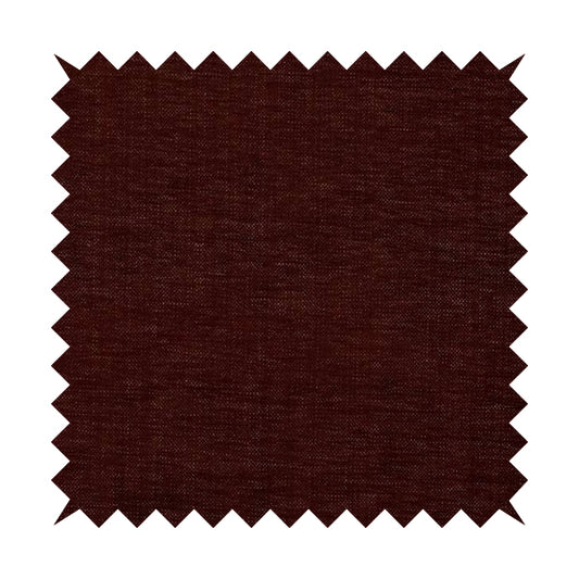 Tanga Superbly Soft Textured Plain Chenille Material Burgundy Red Colour Furnishing Upholstery Fabrics