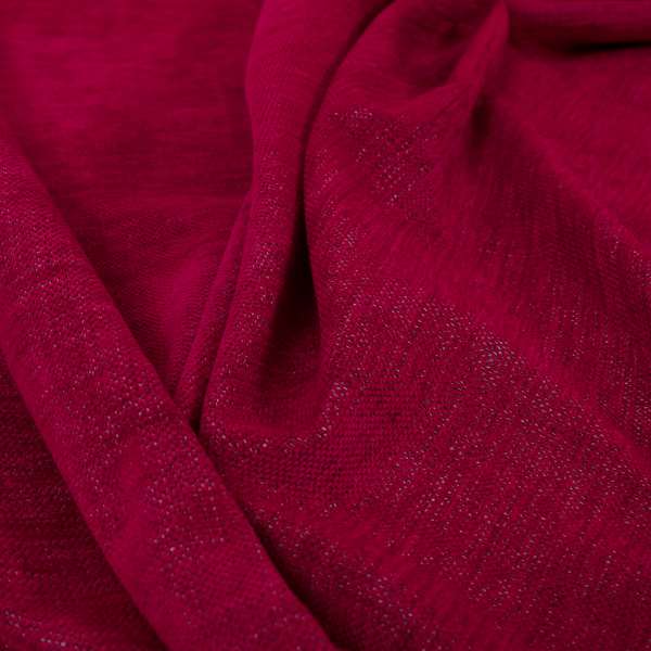 Tanga Superbly Soft Textured Plain Chenille Material Pink Colour Furnishing Upholstery Fabrics - Made To Measure Curtains