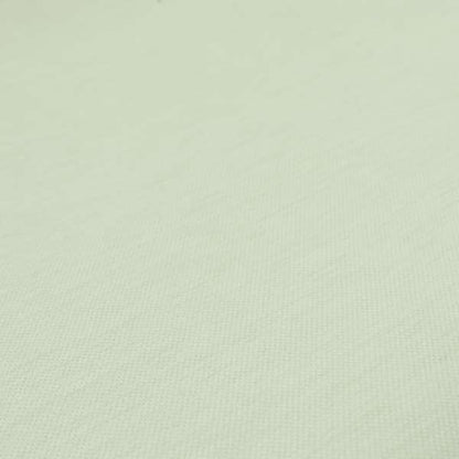 Tanga Superbly Soft Textured Plain Chenille Material White Colour Furnishing Upholstery Fabrics - Made To Measure Curtains