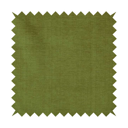 Tanga Superbly Soft Textured Plain Chenille Material Lime Green Colour Furnishing Upholstery Fabrics