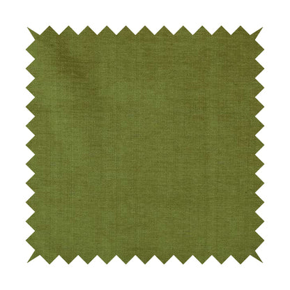 Tanga Superbly Soft Textured Plain Chenille Material Lime Green Colour Furnishing Upholstery Fabrics - Made To Measure Curtains