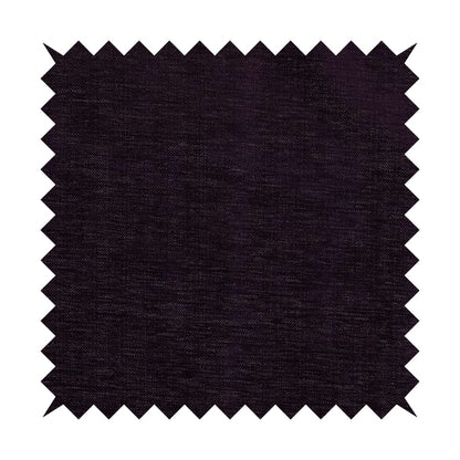 Tanga Superbly Soft Textured Plain Chenille Material Purple Colour Furnishing Upholstery Fabrics