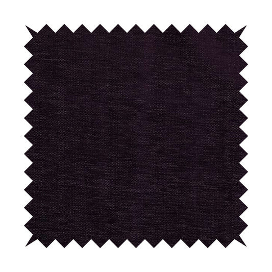 Tanga Superbly Soft Textured Plain Chenille Material Purple Colour Furnishing Upholstery Fabrics