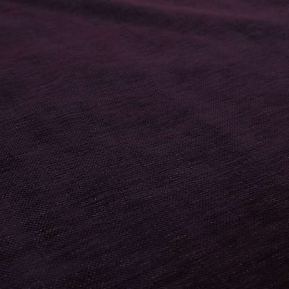 Tanga Superbly Soft Textured Plain Chenille Material Purple Colour Furnishing Upholstery Fabrics - Roman Blinds