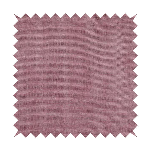 Tanga Superbly Soft Textured Plain Chenille Material Soft Pink Colour Furnishing Upholstery Fabrics - Roman Blinds