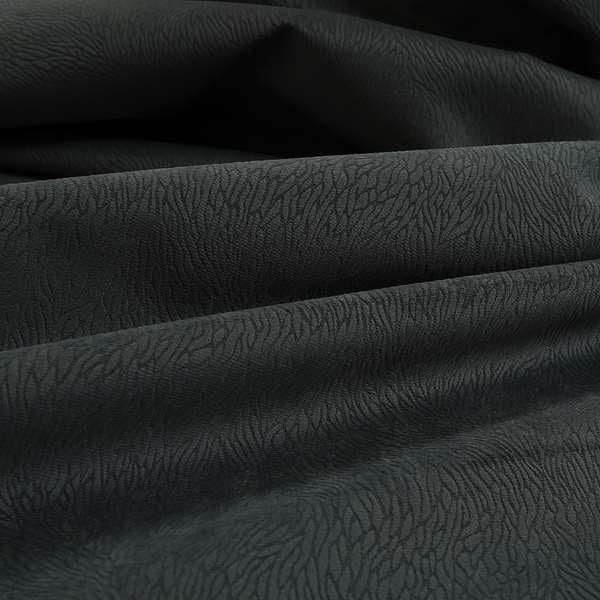 Tanisha Embossed Pattern Soft Velvet Upholstery Fabric In Grey Colour - Roman Blinds
