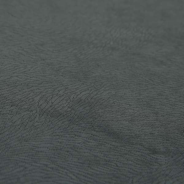 Tanisha Embossed Pattern Soft Velvet Upholstery Fabric In Grey Colour - Made To Measure Curtains