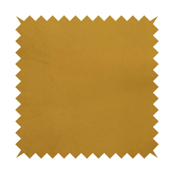 Tanisha Gold Yellow Colour Soft Velvet Upholstery Fabric In Embossed Self Pattern Design - Handmade Cushions
