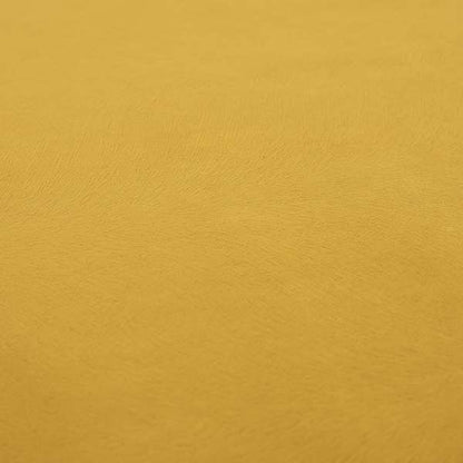 Tanisha Gold Yellow Colour Soft Velvet Upholstery Fabric In Embossed Self Pattern Design - Roman Blinds