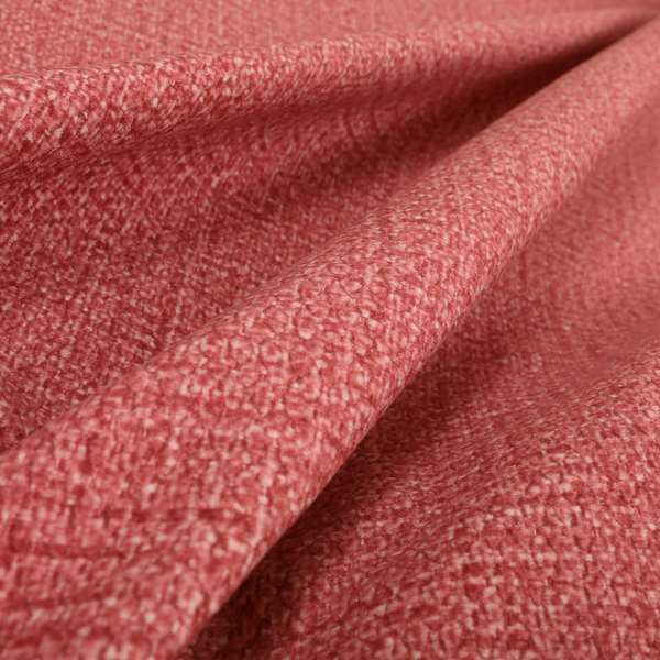 Tapini Designer Soft Textured Printed Velvet Fabric Red Colour Furnishing Interior Fabric