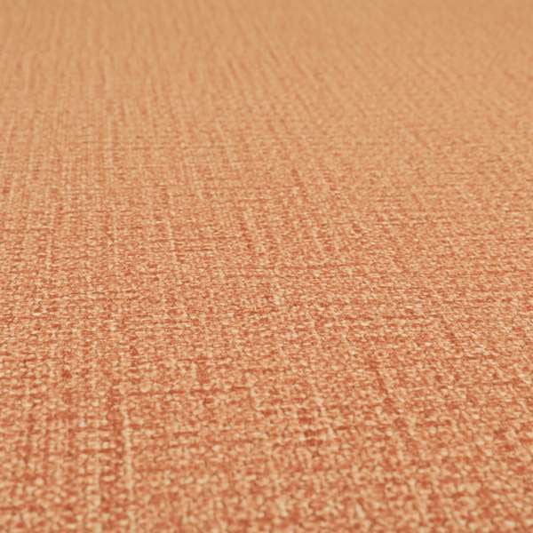 Tapini Designer Soft Textured Printed Velvet Fabric Rust Orange Colour Furnishing Interior Fabric