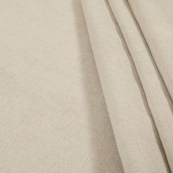 Toronto Thick Durable Soft Chenille Fabric In Ivory Colour Furnishing Fabrics