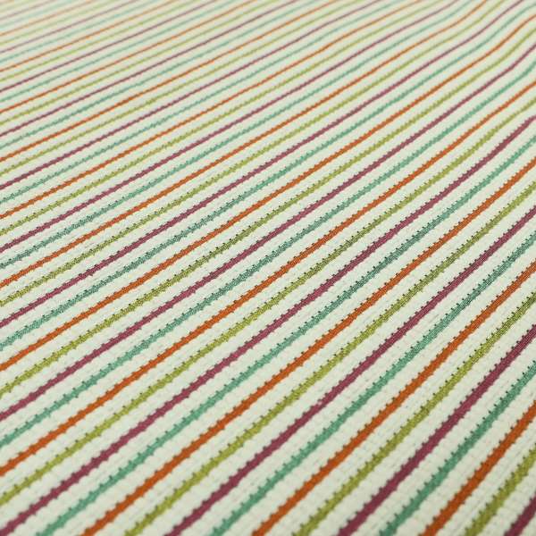 Turin Woven Chenille Textured Like Corduroy Upholstery Fabric In Multi Colour