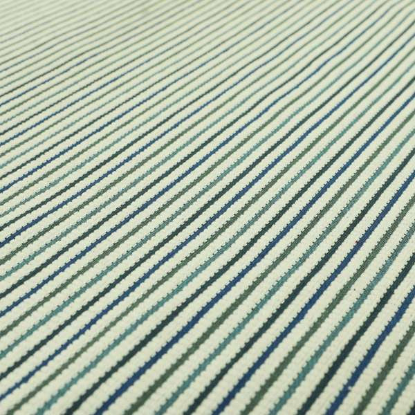 Turin Woven Chenille Textured Like Corduroy Upholstery Fabric In Blue Colour - Roman Blinds