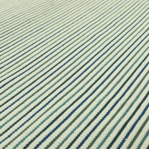 Turin Woven Chenille Textured Like Corduroy Upholstery Fabric In Blue Colour
