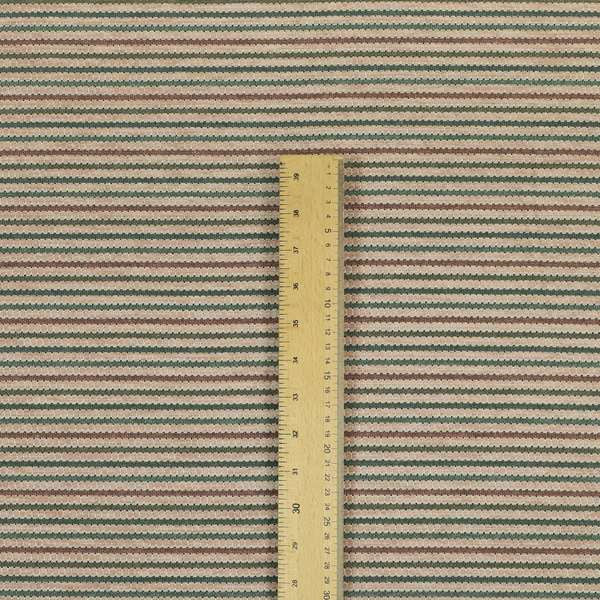 Turin Woven Chenille Textured Like Corduroy Upholstery Fabric In Pink Colour - Roman Blinds