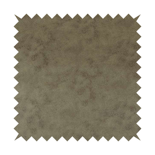 Utah Suede Leather Effect Soft Grain Look Finish Upholstery Material In Beige Colour