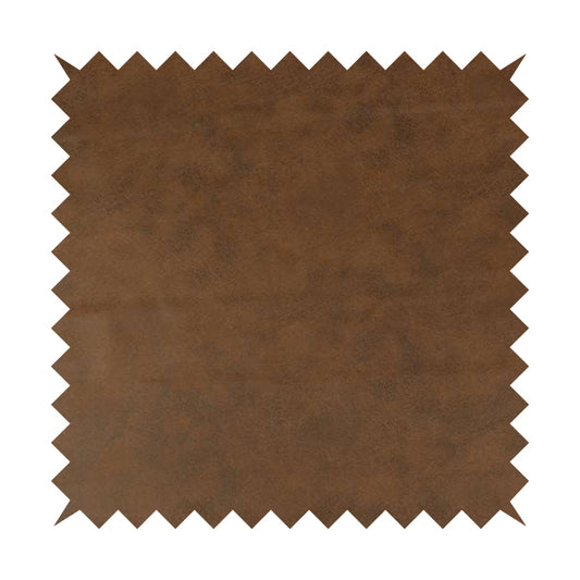 Utah Suede Leather Effect Soft Grain Look Finish Upholstery Material In Tan Colour