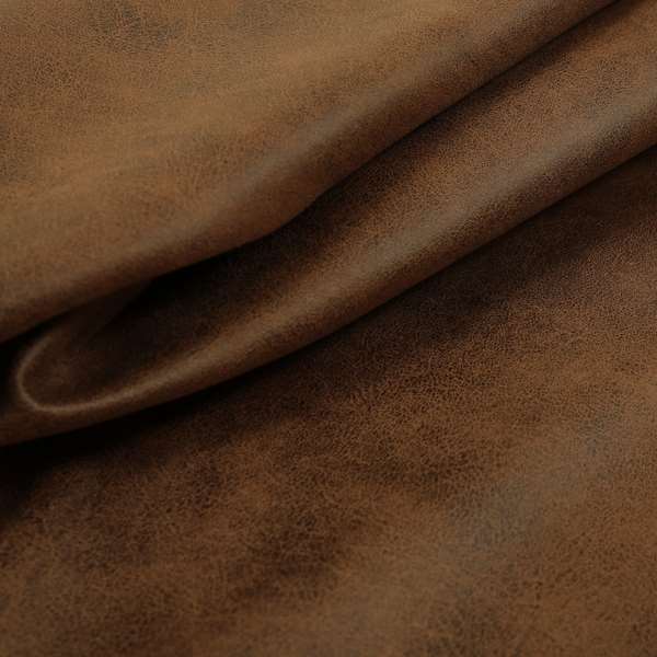 Utah Suede Leather Effect Soft Grain Look Finish Upholstery Material In Tan Colour