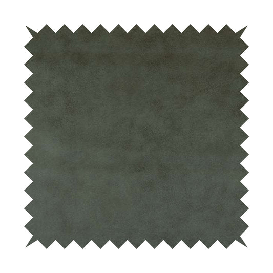Utah Suede Leather Effect Soft Grain Look Finish Upholstery Material In Grey Colour