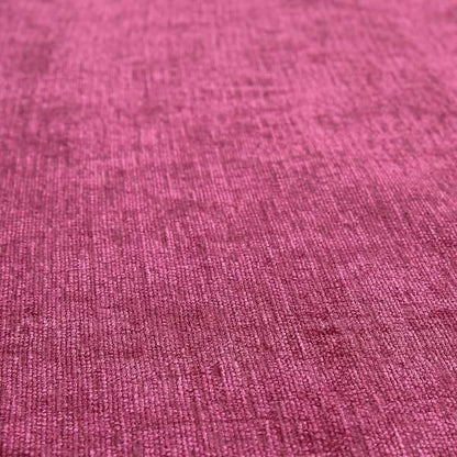 Softy Shiny Chenille Upholstery Furnishing Fabric In Pink Mulberry Colour VAL260416-61