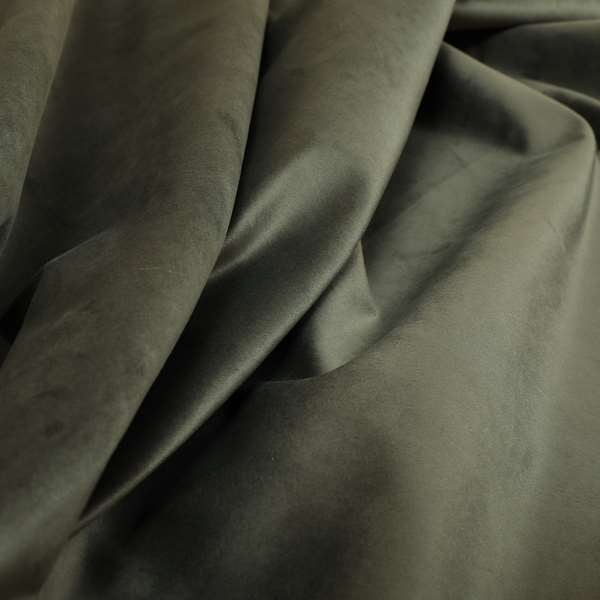 Venice Velvet Fabrics In Grey Colour Furnishing Upholstery Velvet Fabric - Roman Blinds