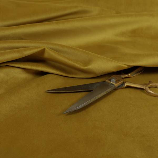 Venice Velvet Fabrics In Yellow Colour Furnishing Upholstery Velvet Fabric - Made To Measure Curtains