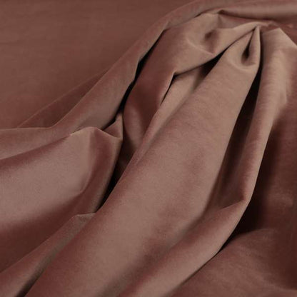 Venice Velvet Fabrics In Rose Pink Colour Furnishing Upholstery Velvet Fabric - Roman Blinds