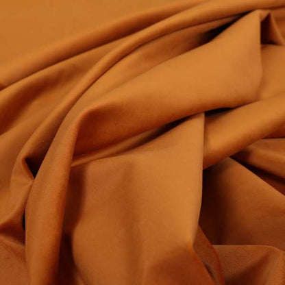 Venice Velvet Fabrics In Orange Colour Furnishing Upholstery Velvet Fabric - Roman Blinds