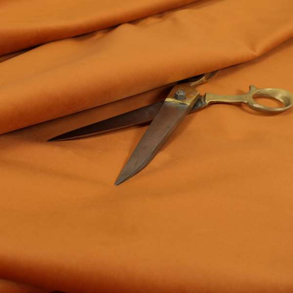 Venice Velvet Fabrics In Orange Colour Furnishing Upholstery Velvet Fabric - Handmade Cushions