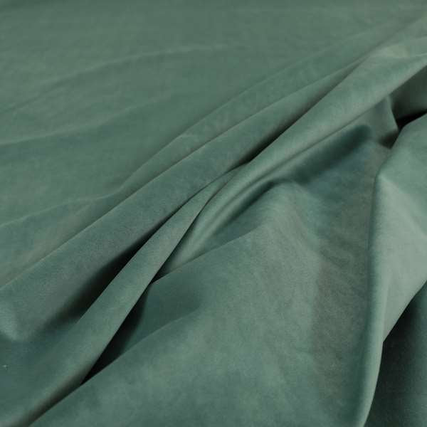 Venice Velvet Fabrics In Aqua Colour Furnishing Upholstery Velvet Fabric - Roman Blinds