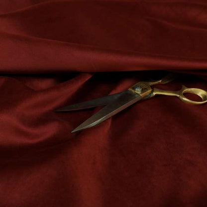 Venice Velvet Fabrics In Burgundy Colour Furnishing Upholstery Velvet Fabric - Roman Blinds