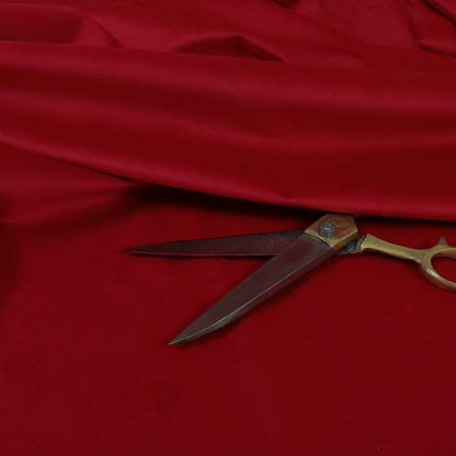 Venice Velvet Fabrics In Red Colour Furnishing Upholstery Velvet Fabric - Made To Measure Curtains