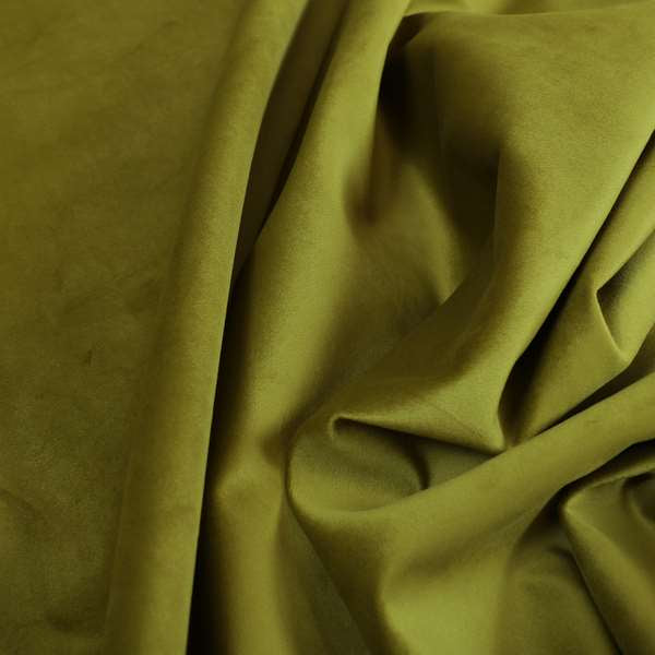 Venice Velvet Fabrics In Green Colour Furnishing Upholstery Velvet Fabric - Roman Blinds
