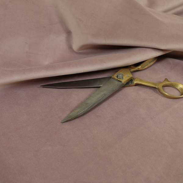 Venice Velvet Fabrics In Soft Pink Colour Furnishing Upholstery Velvet Fabric - Roman Blinds