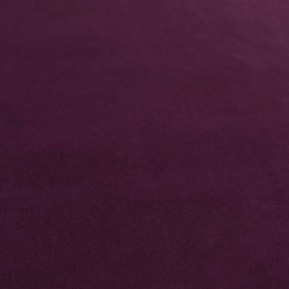 Venice Velvet Fabrics In Purple Colour Furnishing Upholstery Velvet Fabric - Roman Blinds