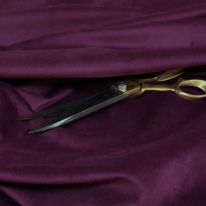 Venice Velvet Fabrics In Purple Colour Furnishing Upholstery Velvet Fabric