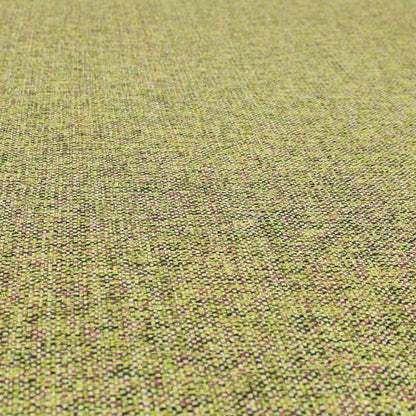 Verona Unique Textured Basket Weave Heavyweight Upholstery Fabric In Green Purple Colour - Made To Measure Curtains