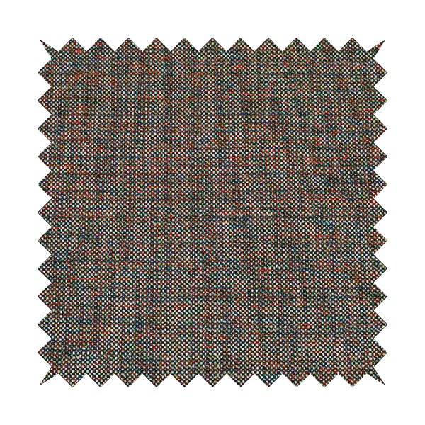 Verona Unique Textured Basket Weave Heavyweight Upholstery Fabric In Red Blue Green Colours - Roman Blinds