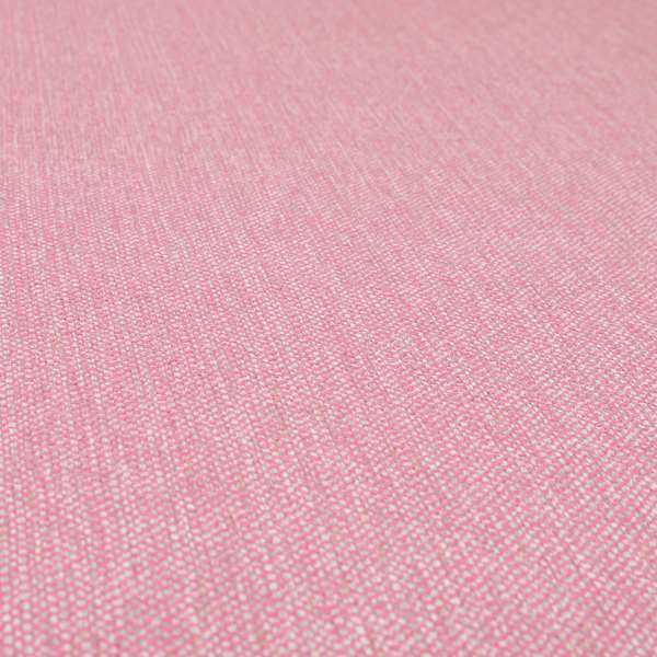 Verona Unique Textured Basket Weave Heavyweight Upholstery Fabric In Pink Colour - Handmade Cushions