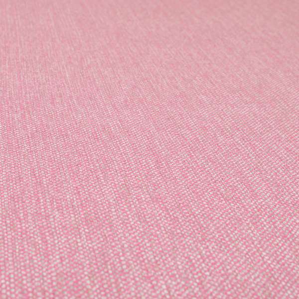 Verona Unique Textured Basket Weave Heavyweight Upholstery Fabric In Pink Colour
