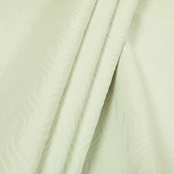 Waldorf Designer Vinyl Pattern Faux Leather Upholstery Fabric In White