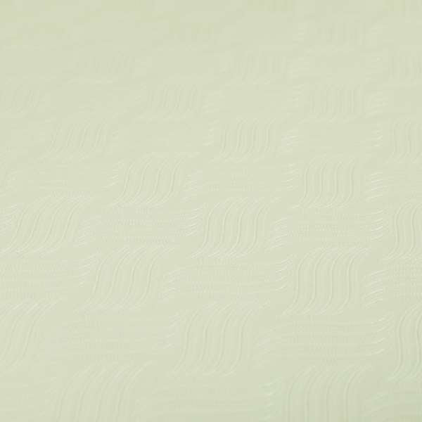 Waldorf Designer Vinyl Pattern Faux Leather Upholstery Fabric In White