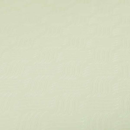 Waldorf Designer Vinyl Pattern Faux Leather Upholstery Fabric In White